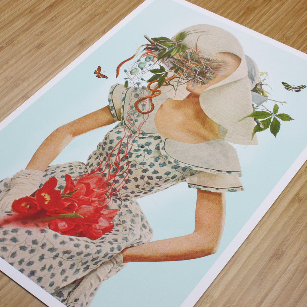 Blue Monday – drømsjel Fine Art Print