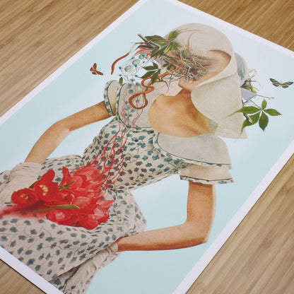 Blue Monday – drømsjel Fine Art Print
