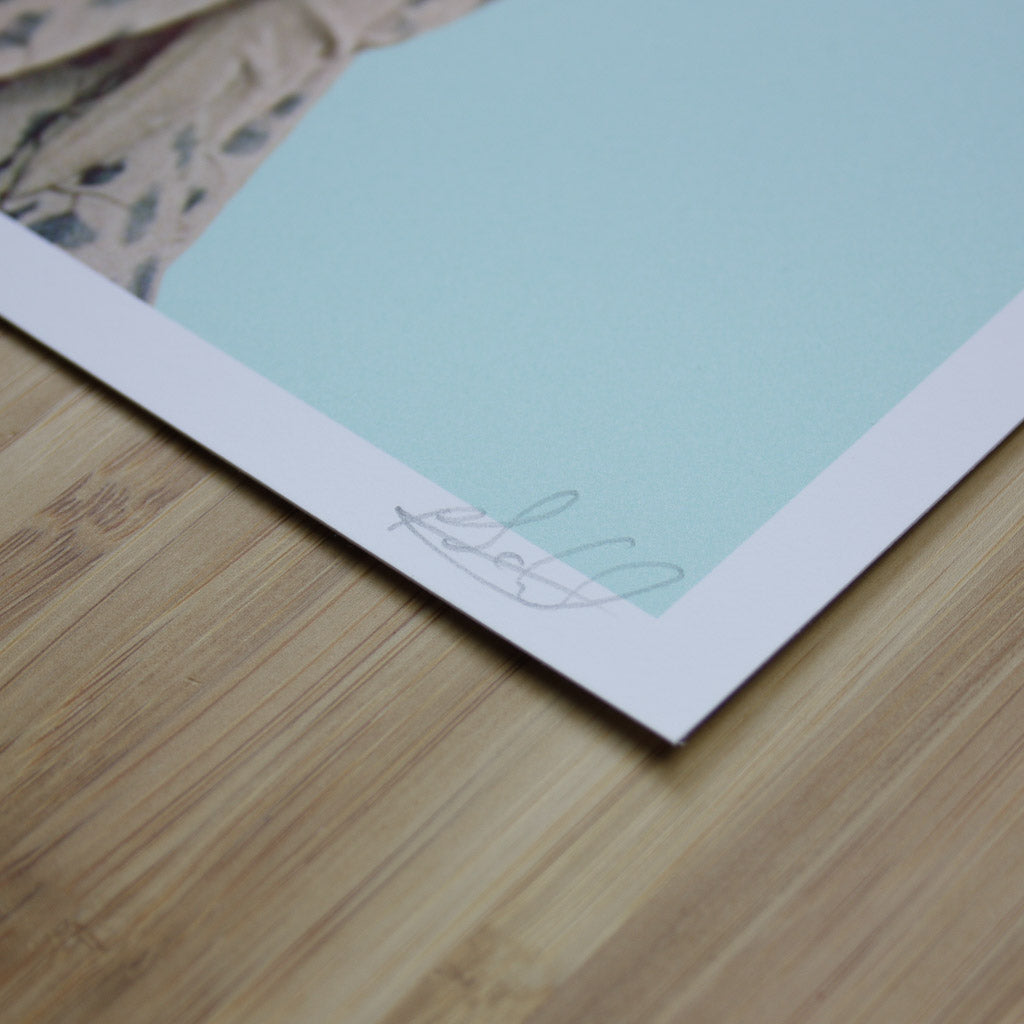 Blue Monday – drømsjel Fine Art Print