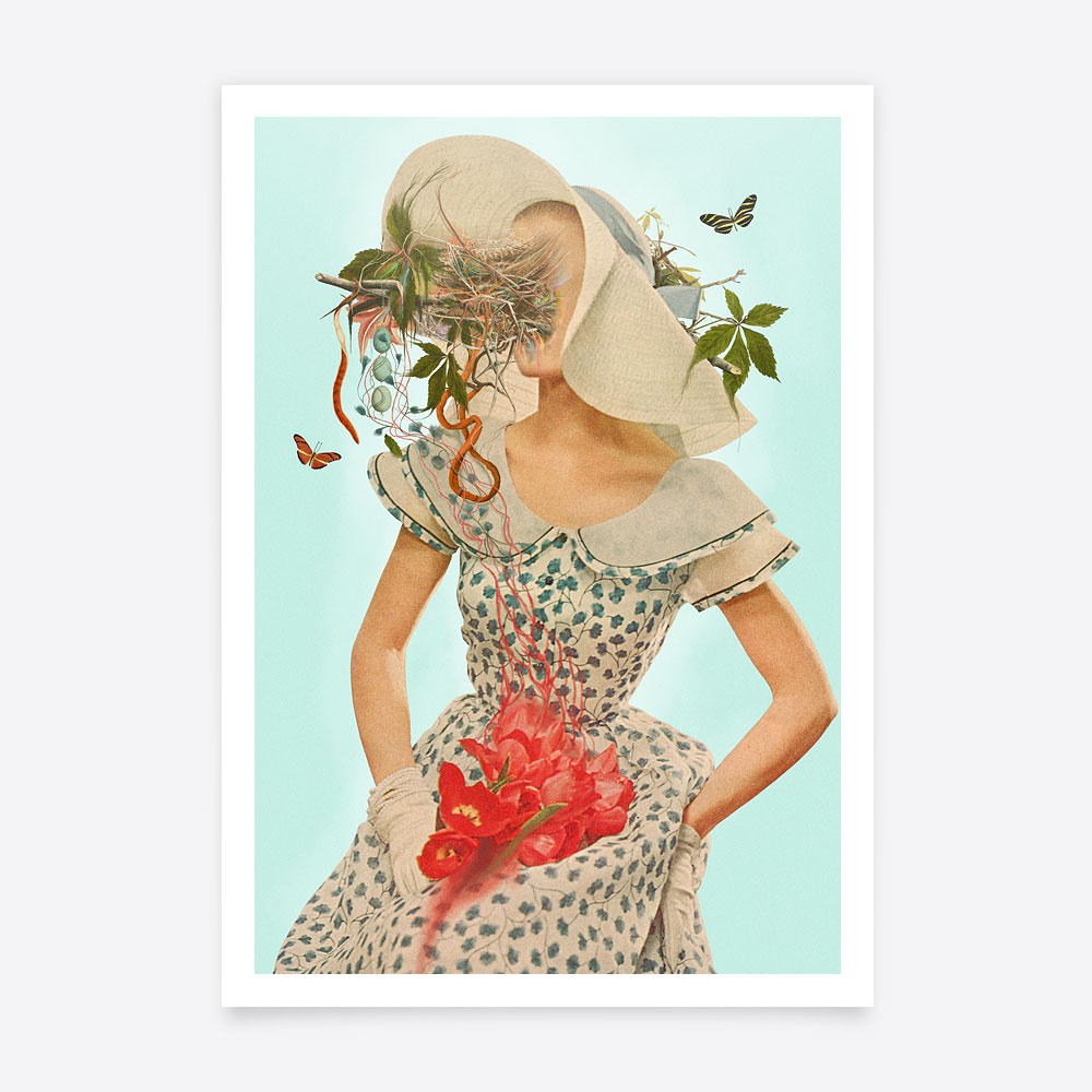 Blue Monday – drømsjel Fine Art Print