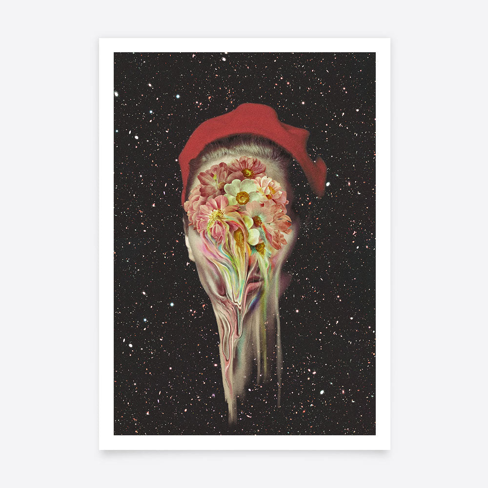 Universe Head – drømsjel Fine Art Print
